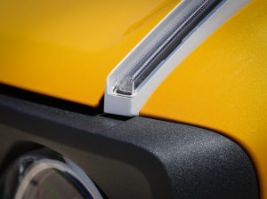Ford Bronco Hood Trail Marker Kit - Complete Kit w/ LED - White Finish